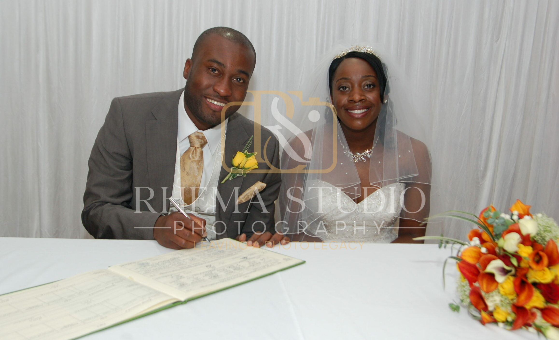 singing the wedding register