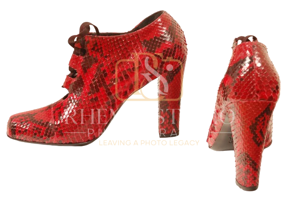 chic and trendy red shoes